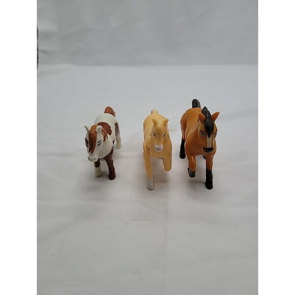 Lot of 3 - 2020 McDonald's Happy Meal Netflix Spirit Riding Free Horses - Picture 1 of 14